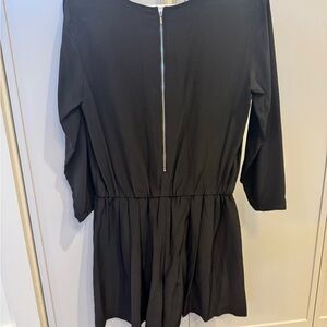 Club Monaco Black Romper with Zipper Detail